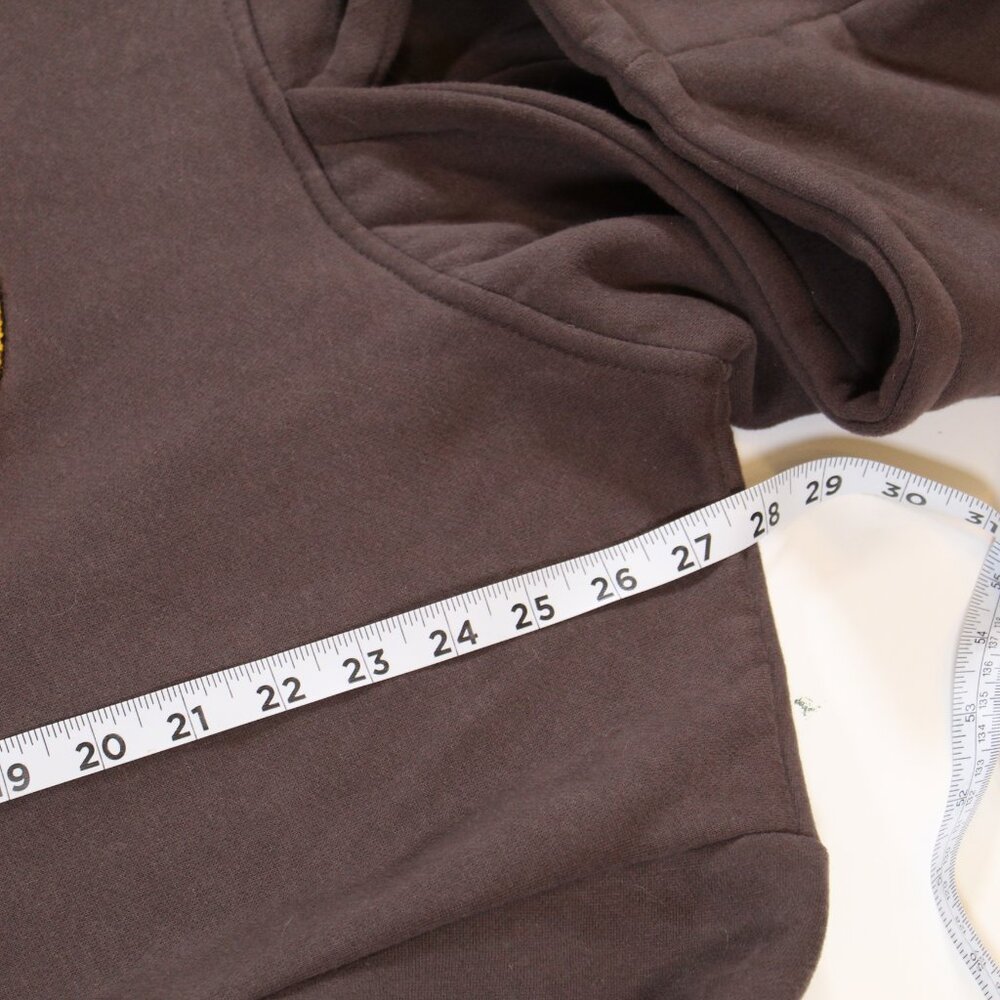 Neutral Hoodie Emoji Drew Mascot Brown and Yellow zipper New w/o Tags  size L - Picture 3 of 15